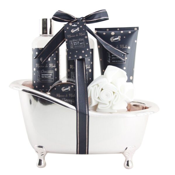 Christmas gift box for the bath - Lys & freesia flower bathtub