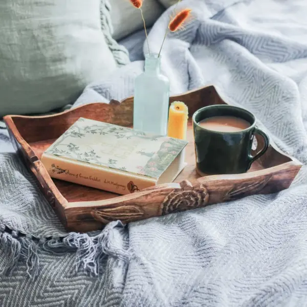 Natural Mango Wood Tea Tray