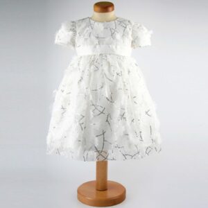 Tula - Silver Sequin Girls Special Occasion Party Dress