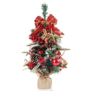 Tabletop Christmas Decorations - Red