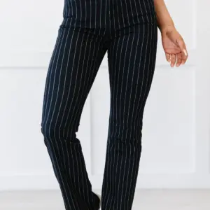 Kancan Peyton Pinstripe Petite Bootcut Jeans